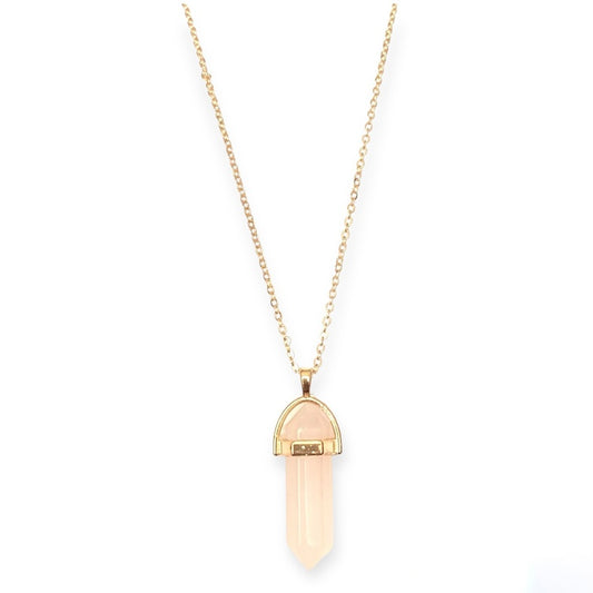 IVI Jewellery Women's Rose Quartz Necklace