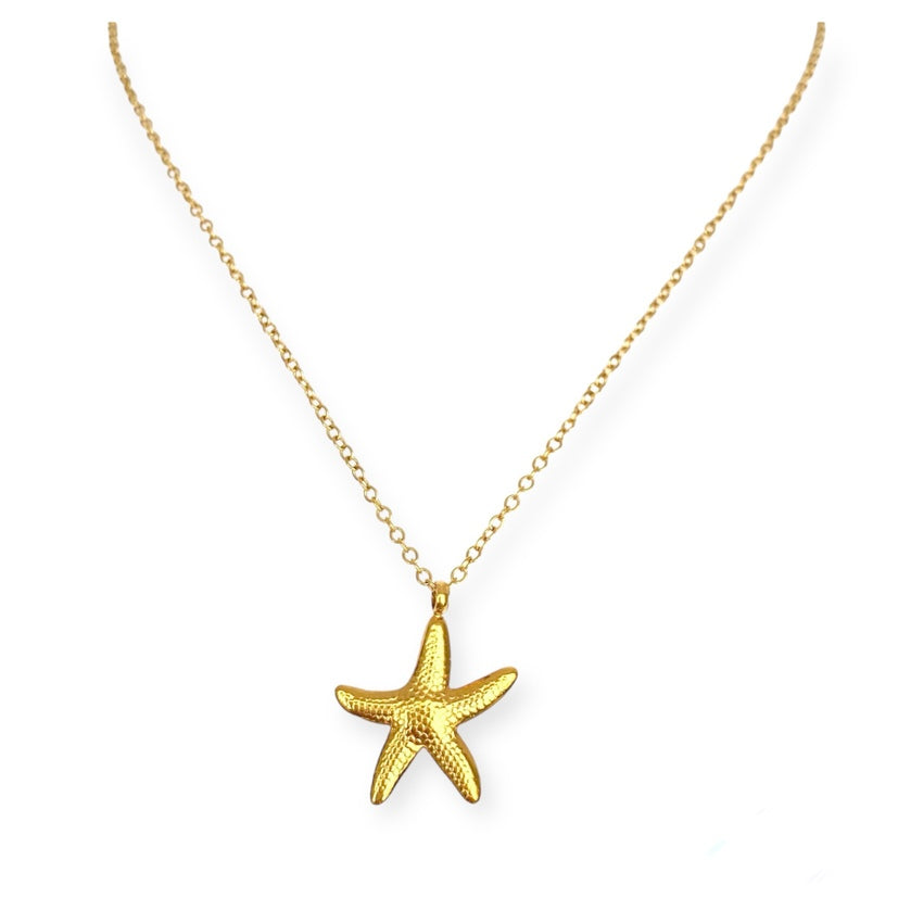 IVI Jewellery Women's Starfish Pendant Stainless Steel Necklace